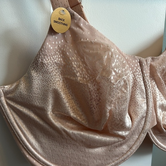 NWT Wacoal Women's Back Appeal Underwire Bra, Rose Dust - Picture 5 of 7